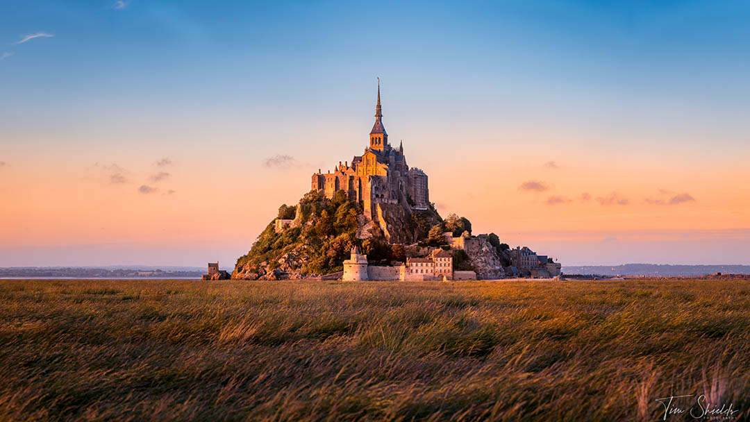 Mont St. Michel at Golden Hour